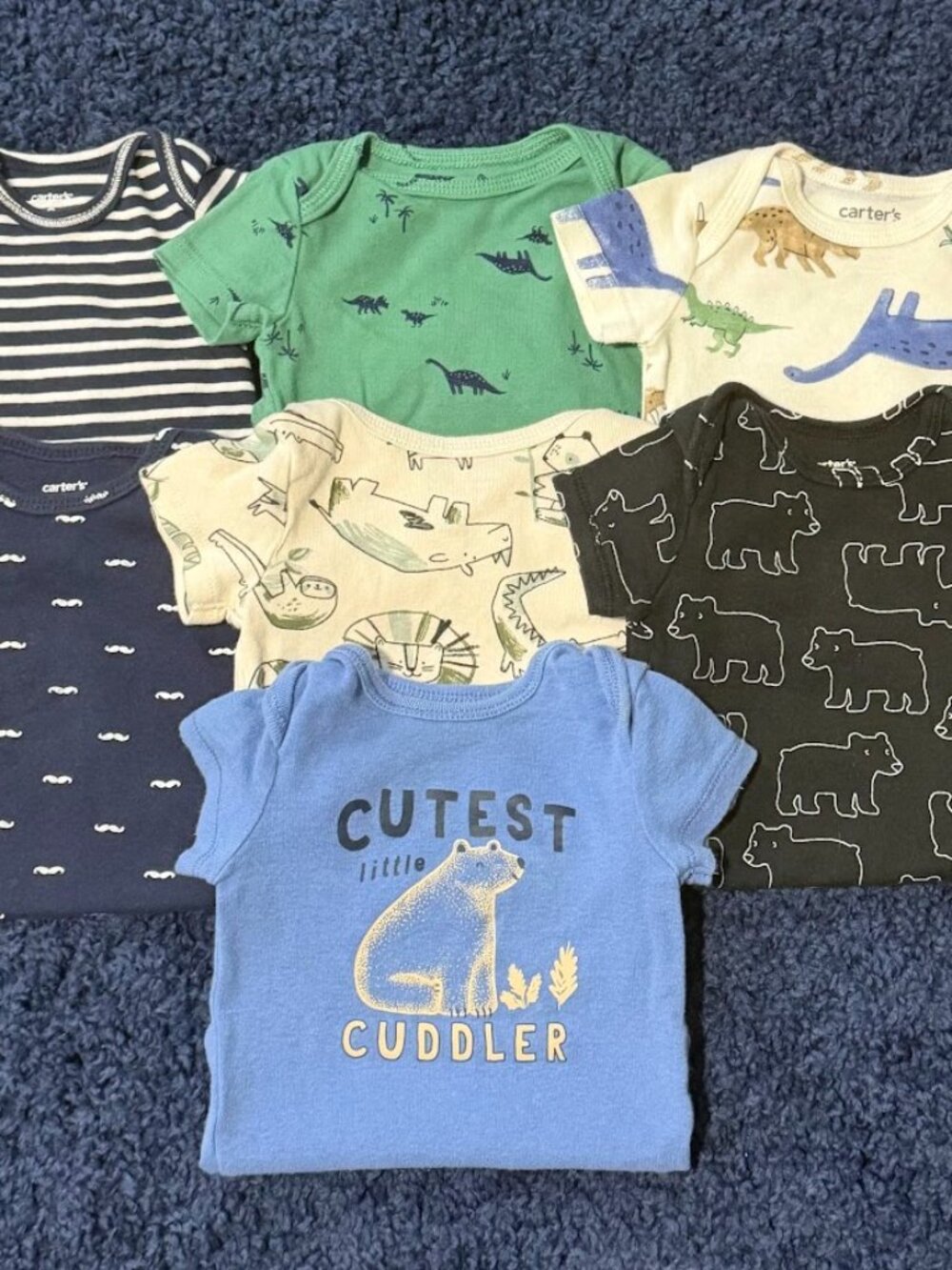 Carter’s Baby Boy Bodysuit Lot of 7 – 3 Months